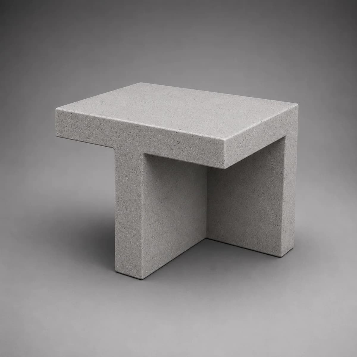 Vista referencial de Asiento T, asiento de mobiliario urbano