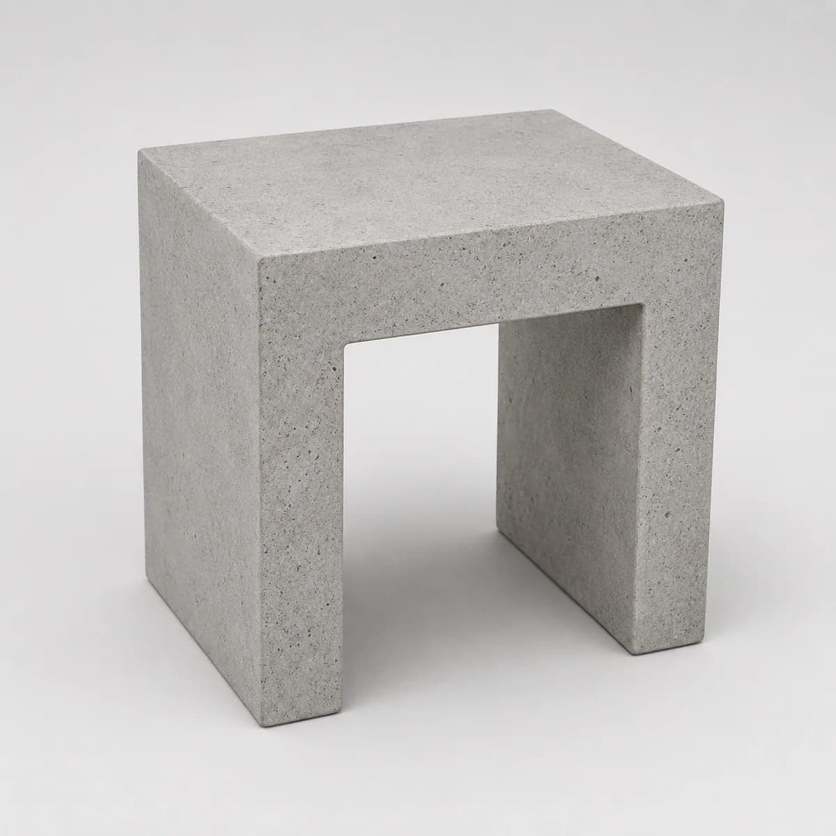 Vista referencial de Asiento U, asiento de mobiliario urbano